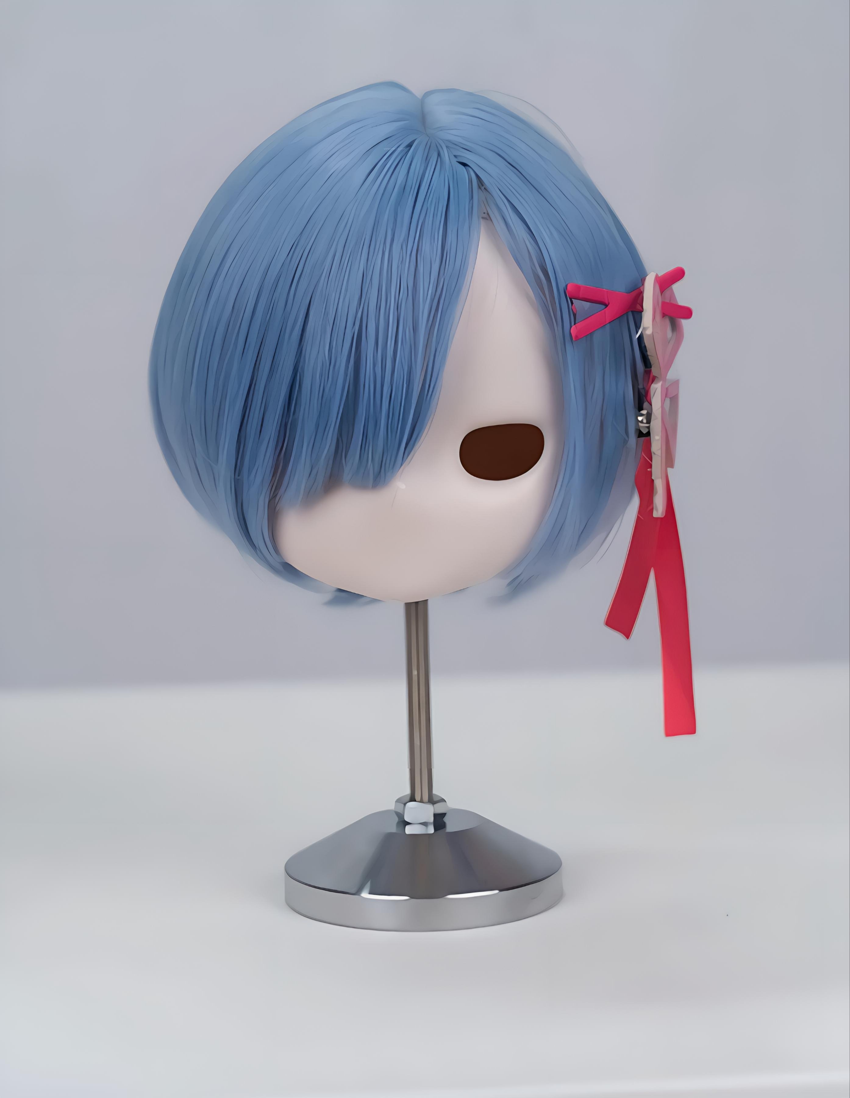 YumeNoDoll Azure Maid Bob Wig Rem Style